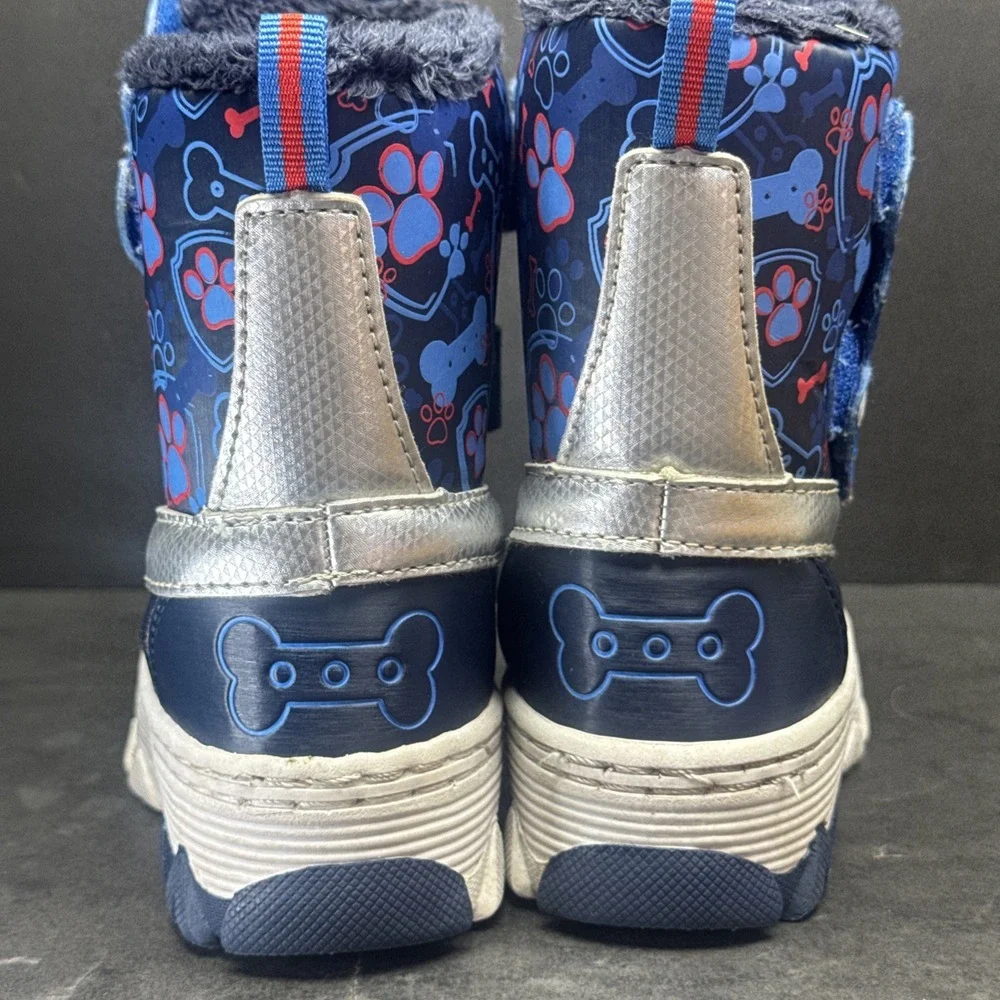 Nickelodeon Paw Patrol Marshall Light-Up Fleece Lined Boots Toddler Size 9‎